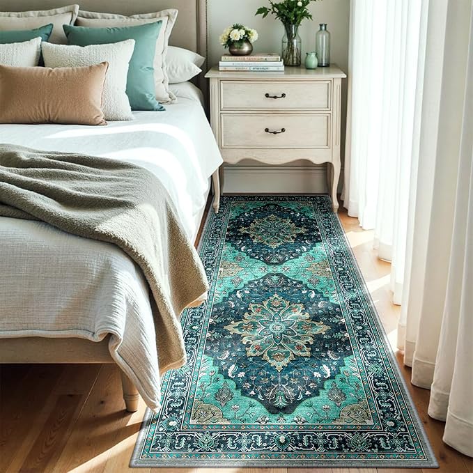 Area Rugs 3'x8' Runner Rug Non Slip Washable - Image 2