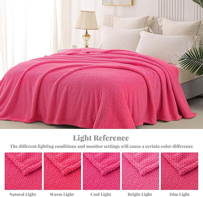 Whale Flotilla Twin Size Fuzzy Fleece Blanket - Image 9