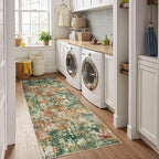 Washable Area Rugs 2'x10' Non-Slip Modern Abstract Soft - Image 3