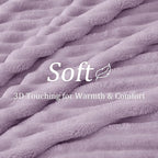 BEDELITE Twin Blanket for Couch & Bed, 300GSM Soft & Warm Fleece Blanket - Image 4