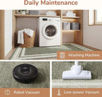 OPPODREAM Border Soft Area Rugs 5x7, Washable Brown Rug - Image 6