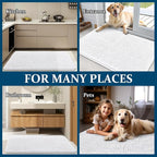 OLANLY Dog Door Mat for Muddy Paws 54x32, Absorbs Moisture and Dirt, Absorbent - Image 8