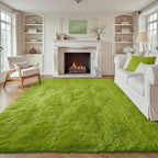 6x9 Area Rugs for Living Room: Fluffy Shag Soft Washable Rug Large Fuzzy Plush by VECARF