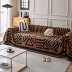 HANDONTIME Boho Geometric Couch Covers by HANDONTIME