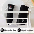 All-Clad Professional Silicone Grip Set, 500°F Heat Resistance, Black/Grey, 2pc
