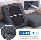hyha Waterproof Couch Cushion Covers, Washable Sofa Cushion Slipcovers - Image 4