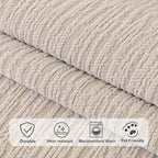 Soft Waterproof Chenille Cover Washable, Non Slip Sectional Sofa Covers - Image 4