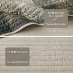 Madison Park Cabin Lodge Plaid Herringbone Daybed Cover Set, 6PC, 39"x75"