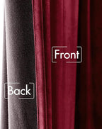 MIULEE Velvet Curtains 90 inches 2 Panels Luxury Blackout Curtains - Image 6