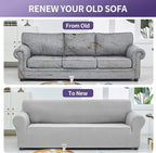 Joccun Stretch Couch Cover Slipcovers, 1-Piece Sofa Covers - Image 6