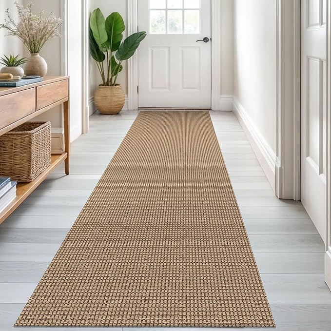 KOZYFLY Runners for Hallways 2.6x8 ft Washable Kitchen Runner Non Slip Rubber by KOZYFLY