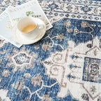2x4 Non-Slip Entryway Area Rugs: Washable Stain Resistant Kitchen Carpet - Image 3