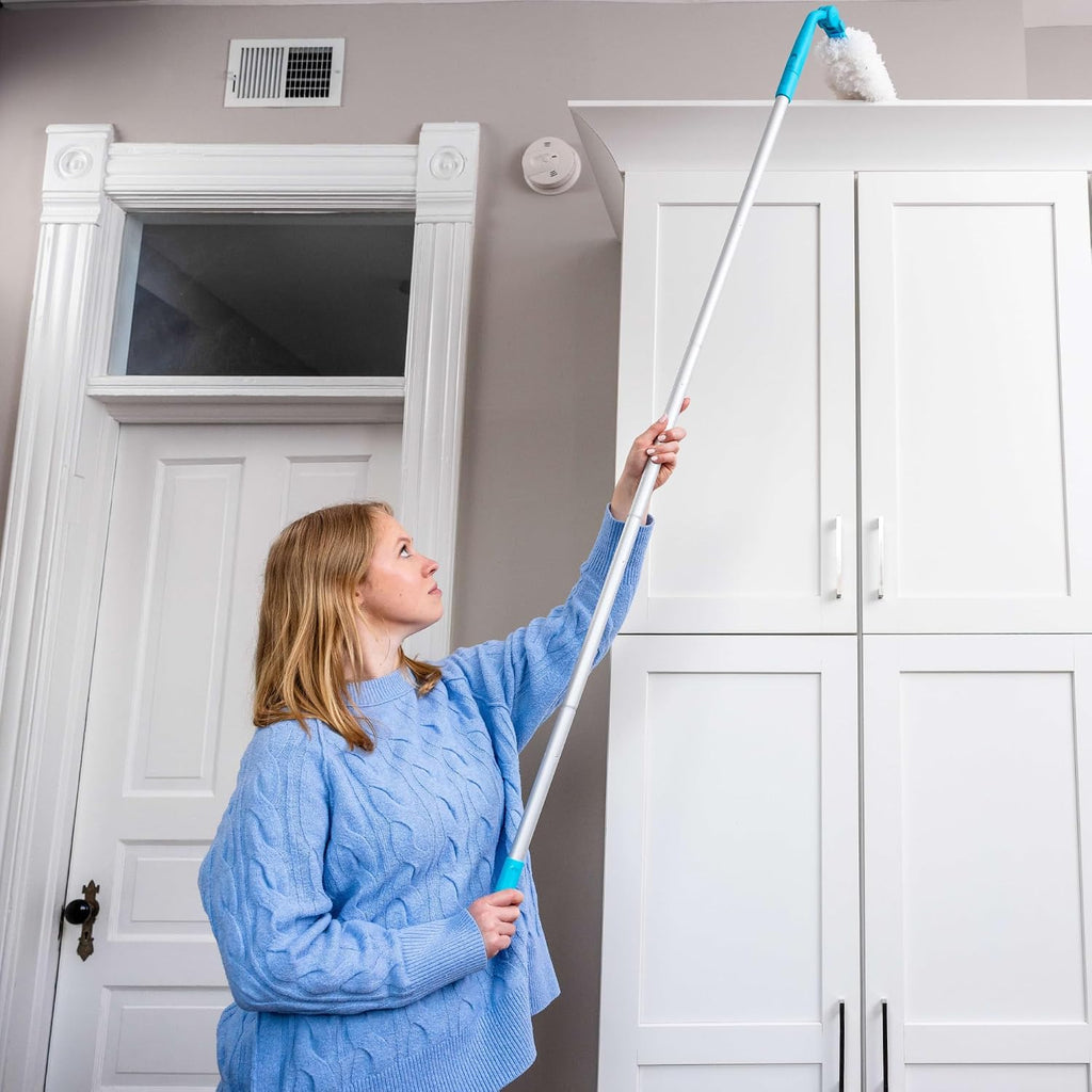 E-Cloth Easy-Click Mop w/ 4 Interchangeable Attachments, 1 Handle + 4 Tools