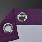 Yakamok Blackout Ombre Purple and Black Curtains - Image 3
