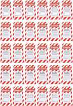 Fockety 30PCS Lockout Tag, Universal Lockout Tagout Kit, Reusable Available on Both Sides Tagout Tag Loto Tag with Metal Hanging for Lock Out Tag Out, Equipment Repair