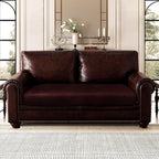 Leather Look Couch Cushion Covers Sofa Seat Slipcovers Sets Couches Furniture - Image 2