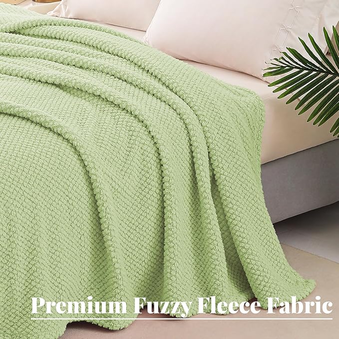 Whale Flotilla Extra Large Fuzzy Fleece Throw Blanket - Image 2