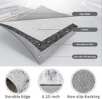 2x5 Washable Runner Rug for Family: Easy-to-Clean Runners for Hallway Entryway - Image 7