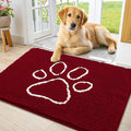 Smiry Dog Door Mat for Muddy Paws, Absorbent Dirt Trapper Non Slip Quick Dry by Smiry