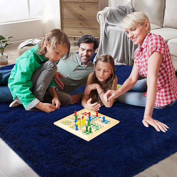 Shag Area Rugs for Bedroom Living Room, 6X9 Ultra Soft Fluffy Area Rugs for Dorm - Image 2