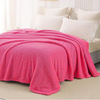 Whale Flotilla Twin Size Fuzzy Fleece Blanket - Image 4