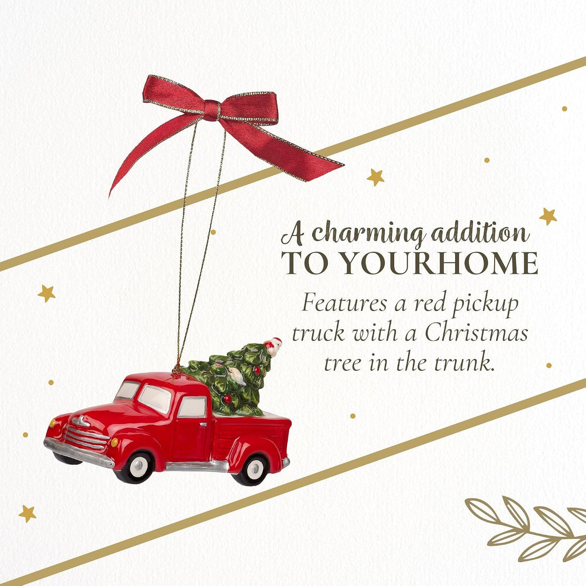 Spode Christmas Tree Bringing Home the Tree Festive Ornament