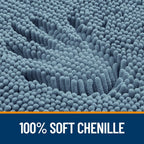OLANLY Bathroom Rugs 36x24, Extra Soft Absorbent Chenille Bath Rugs