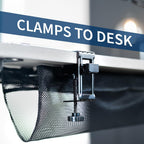 VIVO Clamp-on Mesh Net Cable Management Holder, 44", Holds 11 lbs