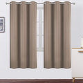 LEMOMO Cappuccino Thermal Blackout Curtains/42 x 72 Inch/Set of 2 Panels Room by Lemomo