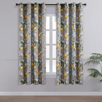 Topfinel 54 Inches Long Short Grey Blackout Curtains - Image 2