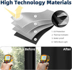 NIGHTON Portable Blackout Curtains 54"×59", Strong Hook and Loop Tape Strips - Image 6