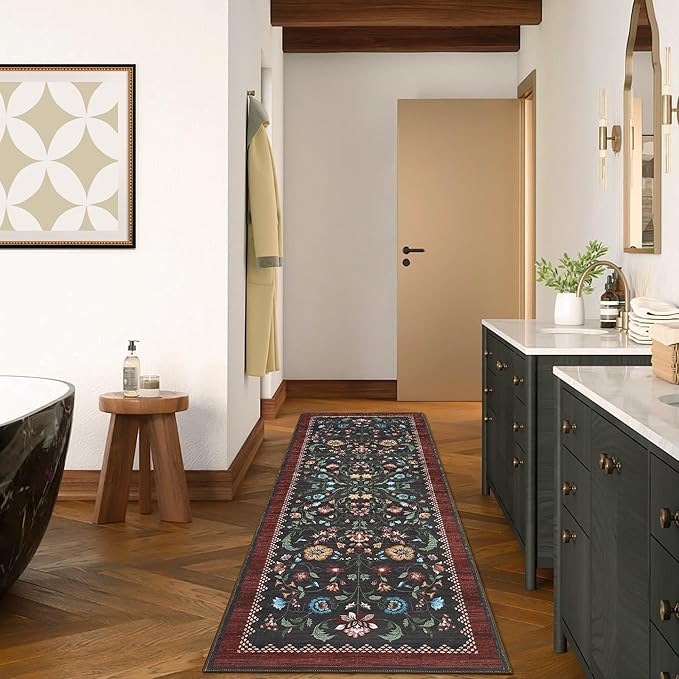 GarveeHome Floral Rug 2.5x8 Runners - Image 8