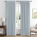 MIULEE 100% Blackout Linen Curtains by MIULEE