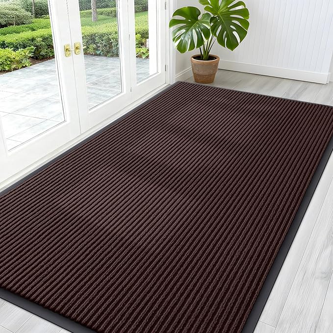 OLANLY Front Door Mat Indoor Outdoor Entrance, Waterproof Heavy Duty Doormat by OLANLY