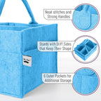 Mr. Pen- Baby Diaper Caddy Organizer, Blue
