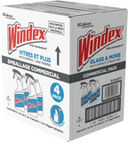 SC Johnson Professional Windex Original Glass Cleaner, Fresh Scent, 32 oz Spray Bottle, 4/Carton (327171)
