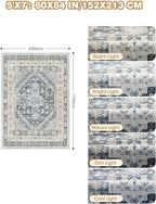 Area Rugs 5x7, Ultra-Thin Washable Rugs - Image 2