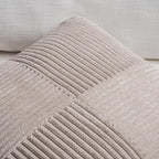 Fancy Homi 2 Packs Neutral Taupe Lumbar Decorative Throw Pillow Covers 16x26 - Image 3