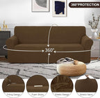 U-NICE HOME Stretch Couch Cover Sofa Cover Sofa Slipcover Furniture Protector - Image 3
