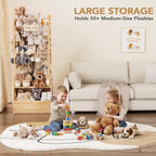 BBLIKE Stuffed Animal Storage Organizer, Plush Toy Holder with Toy Chest