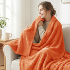 Exclusivo Mezcla Fleece Bed Blanket Twin Size, Super Soft and Warm Blankets - Image 2