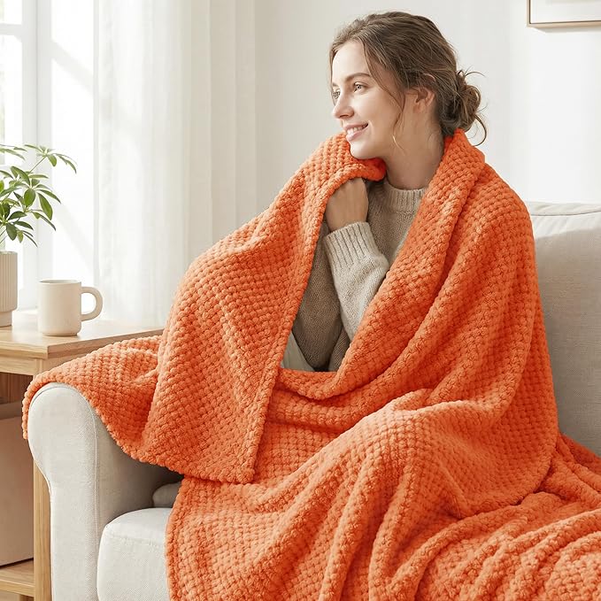 Exclusivo Mezcla Fleece Throw Blanket Extra Large, Super Soft and Warm Blankets - Image 2