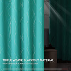 Deconovo Blackout Curtains for Bedroom, Thermal Insulated Soundproof Drapes - Image 5