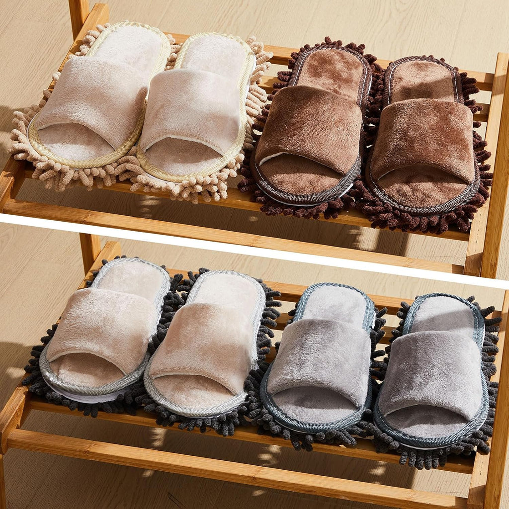 Jecery Microfiber Clean Mop Slipper