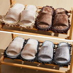 Jecery Microfiber Clean Mop Slipper