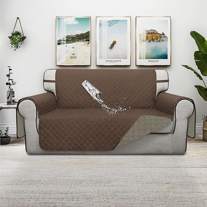 ISSUNTEX Double Protection 100% Waterproof Loveseat Sofa Covers - Image 2