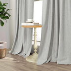 Light Grey Black Out Curtains 72 Inch Long - Image 9
