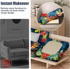 8Pcs Stretch Patio Cushion Covers, Outdoor Couch & Sofa Replacement Slipcovers - Image 5