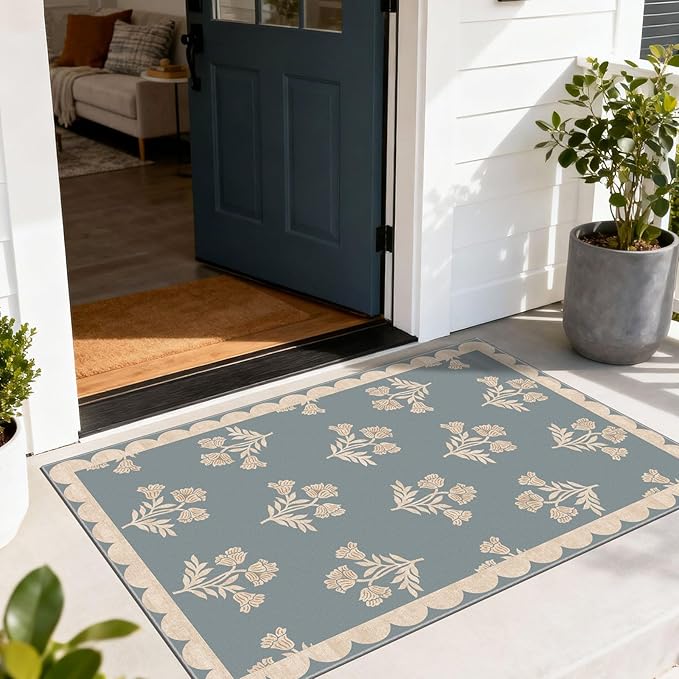 Floral Outdoor Rug by Othilic
