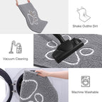 Smiry Dog Door Mat for Muddy Paws, Absorbent Dirt Trapper Non Slip Quick Dry - Image 6